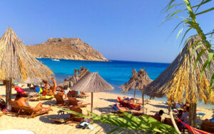 Beach bar Καλαφάτης Μύκονος, beach Καλαφάτης Μύκονος, sunbeds Καλαφάτης Μύκονος, breakfast Καλαφάτης Μύκονος, snacks Καλαφάτης Μύκονος, smooithies Καλαφάτης Μύκονος, coffee Καλαφάτης Μύκονος, Αγία Άννα